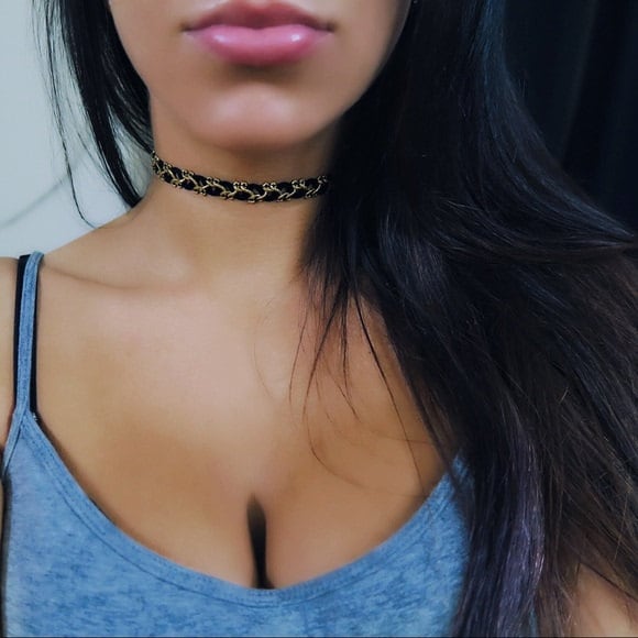 Black & Gold Choker