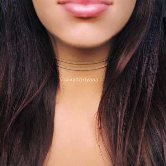 Layered Tan Choker