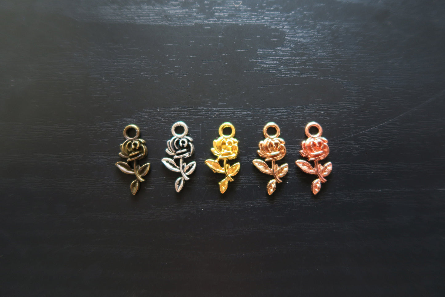 Rose Charm Choker