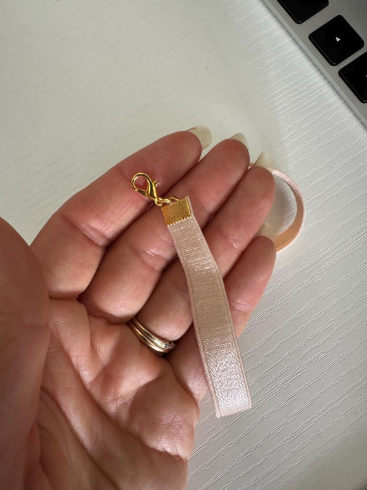 Blush Satin Non-Velvet Choker • Ultra Comfortable Elastic