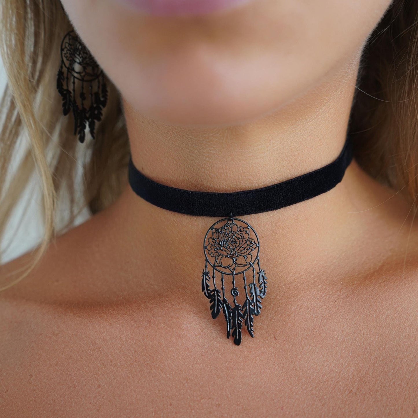 Choker & Earrings Bundle • Dreamcatcher