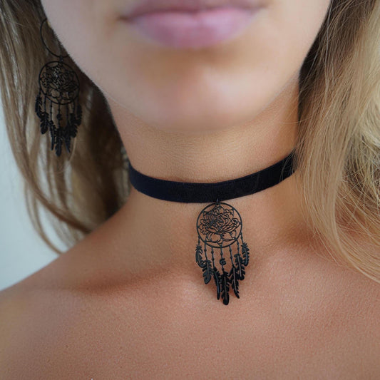 Choker & Earrings Bundle • Dreamcatcher