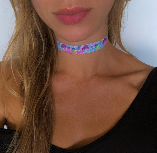 Unicorn Desserts Elastic Choker • Fun Handmade Kids Girls Choker