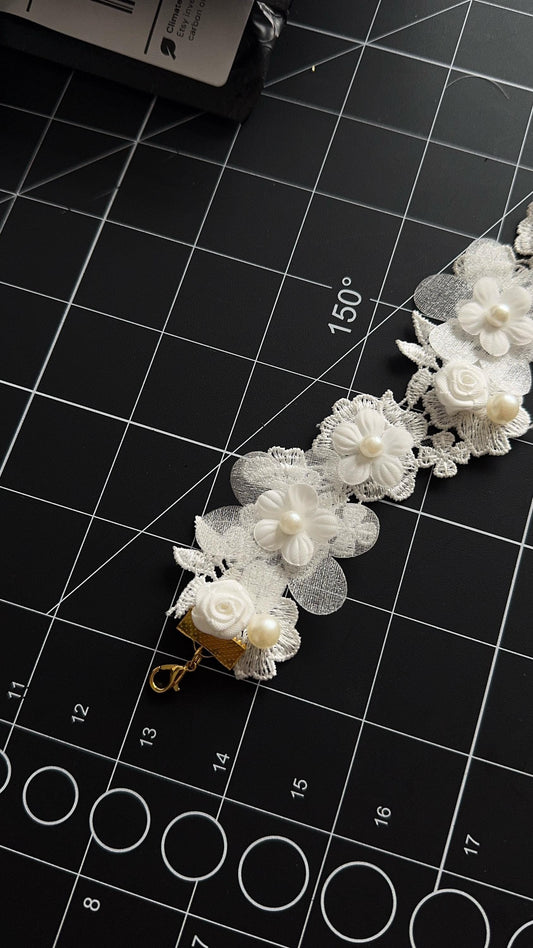 Pearls & Lace Bridal Choker
