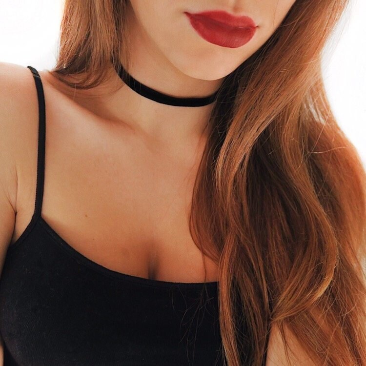 Black Velvet Choker • Ultra Comfortable Stretch Velvet