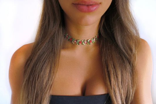 Rose Vine Choker