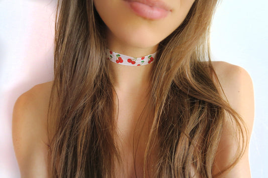 Elastic Cherry Choker