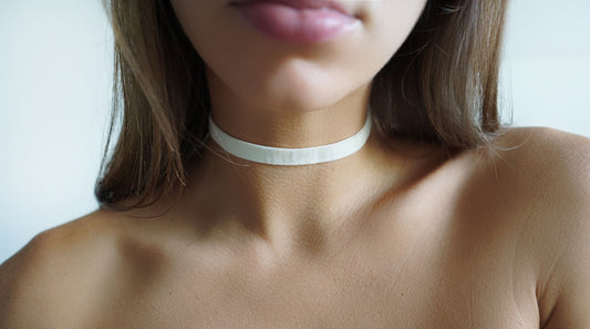 Cream Velvet Choker