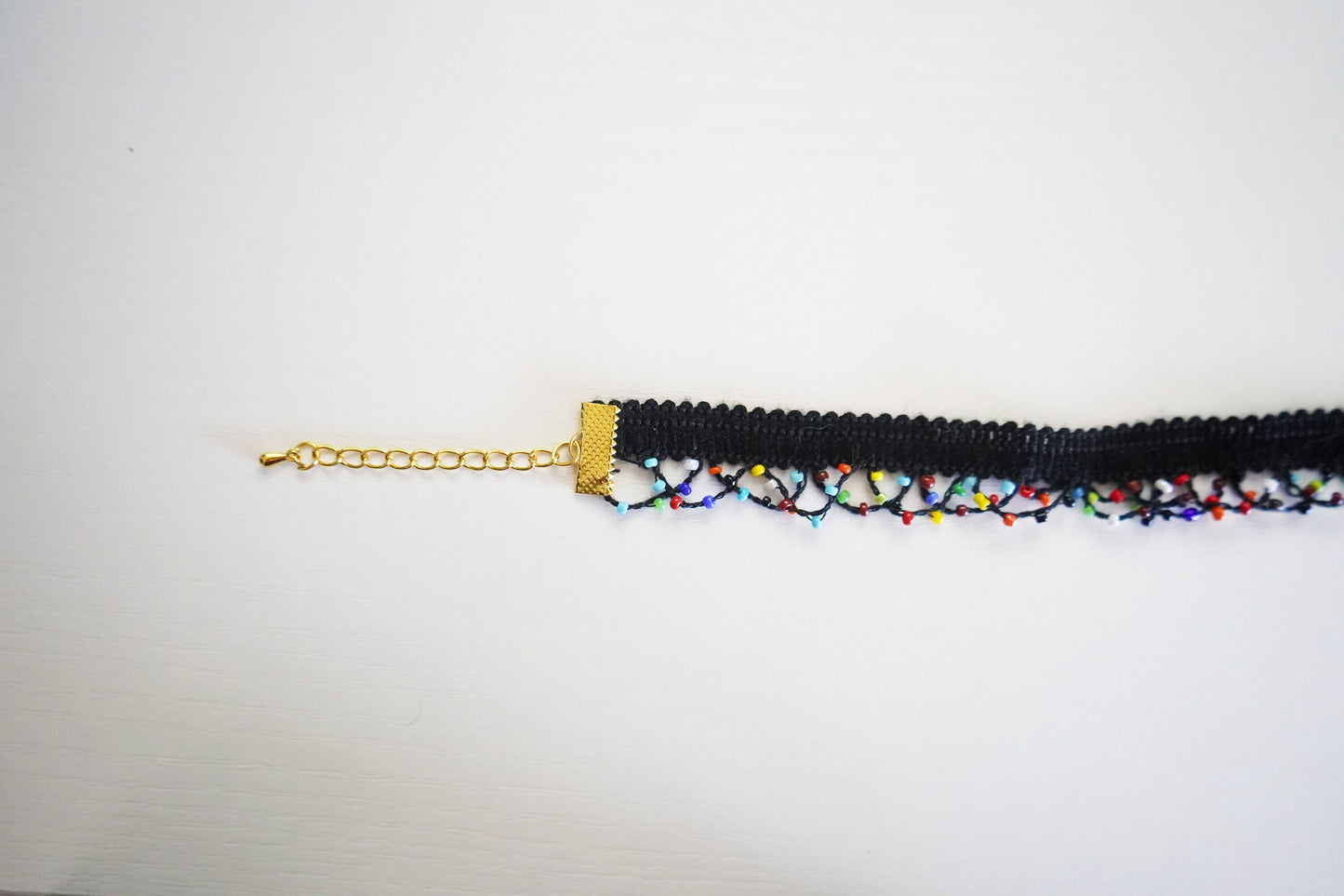 Beaded Crochet Choker