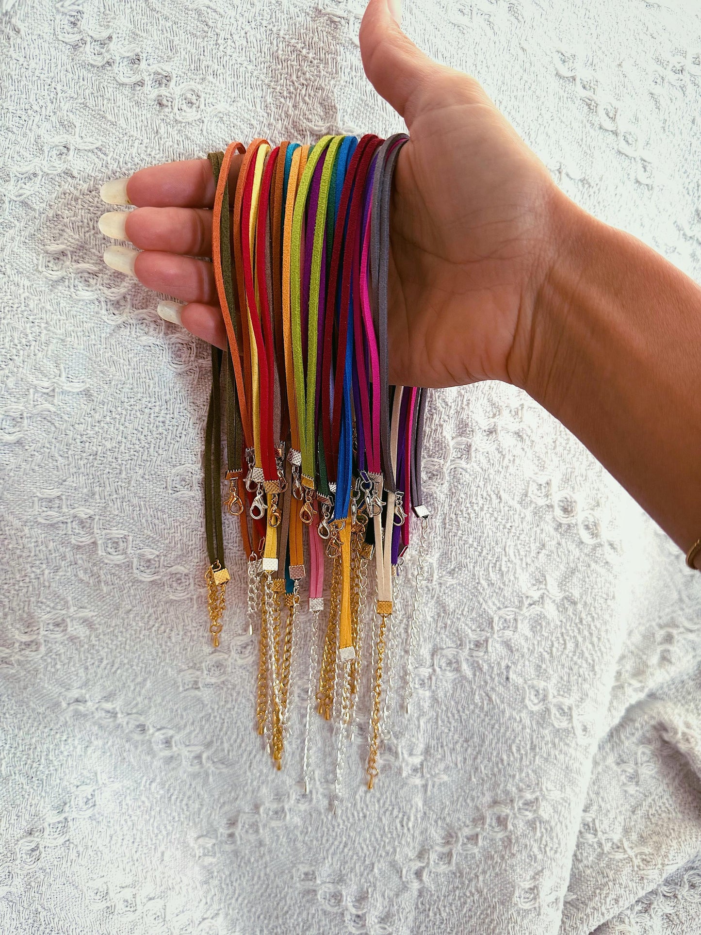 Layered Lotus Charm Choker