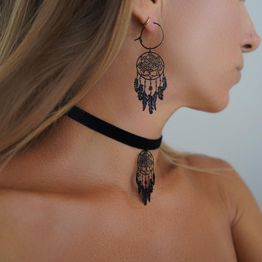 Choker & Earrings Bundle • Dreamcatcher